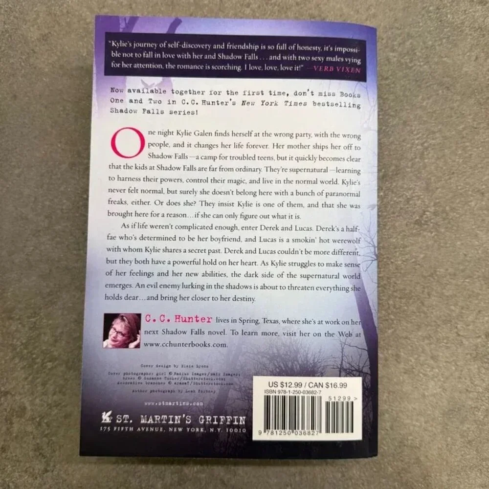 Shadow Falls: The Beginning Born at Midnight Awake At Dawn Books 1 2 C.C. Hunter - Picture 6 of 8